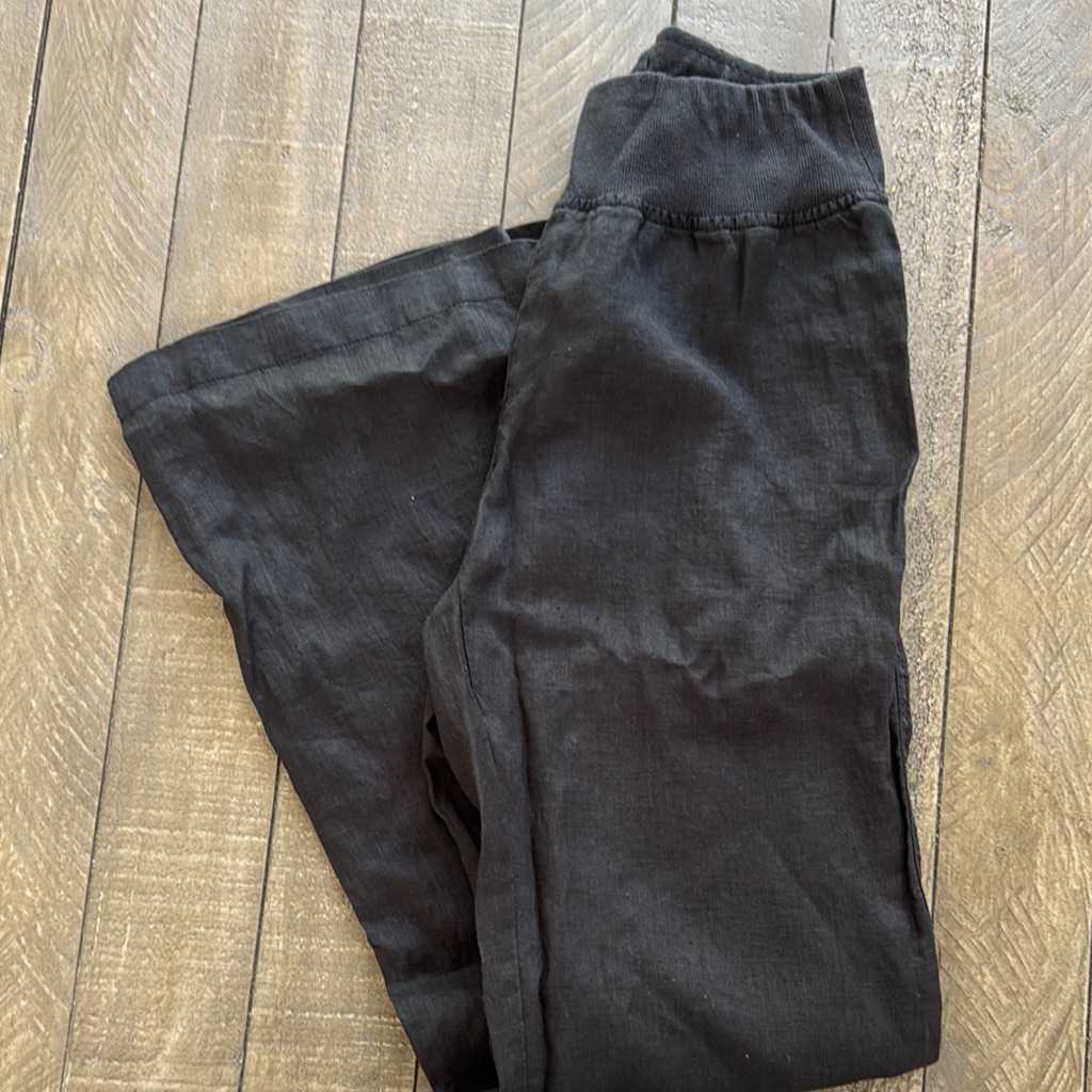 Calvin Klein Black Linen Pants